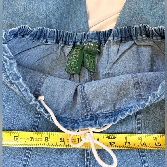 Lauren Ralph Lauren Drawstring Denim - Picture 12 of 12